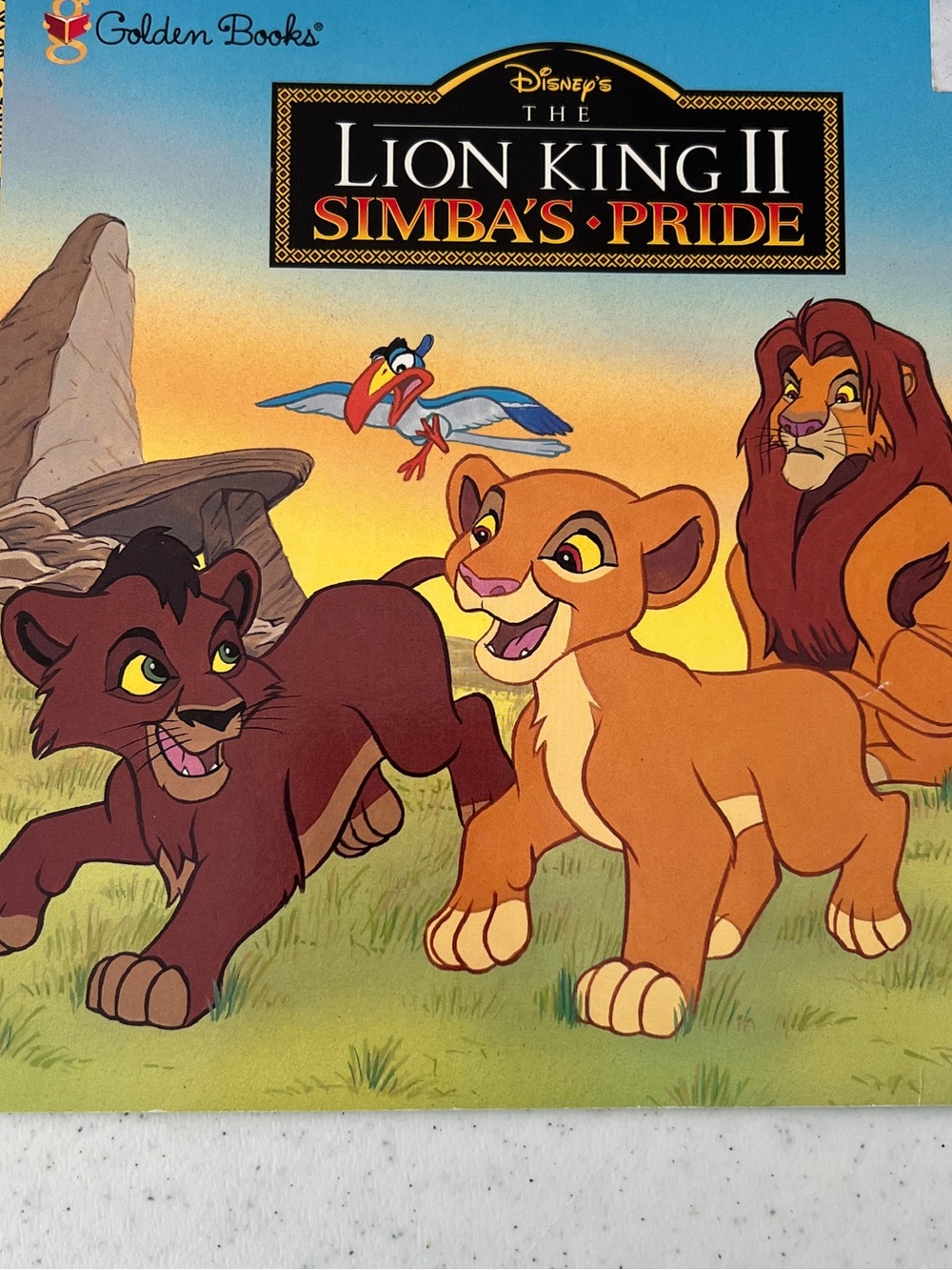 Disney The Lion King II Simba's Pride Golden Books - Colorful Illustrated Cover